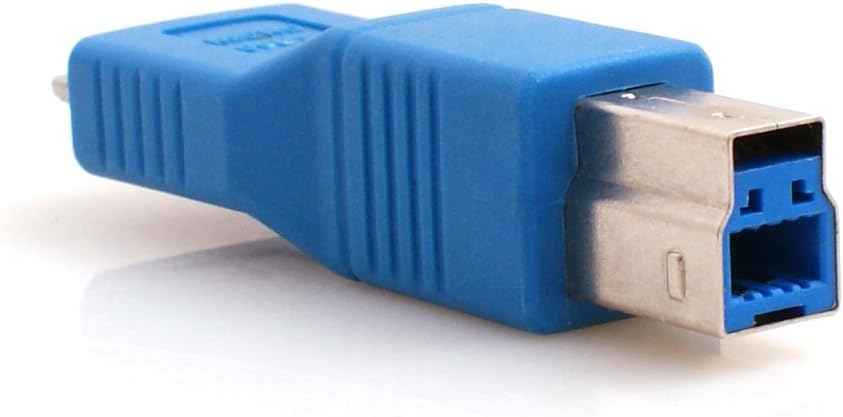 System-S USB 3.0 Adapter Typ B Stecker auf Micro B Stecker in Blau