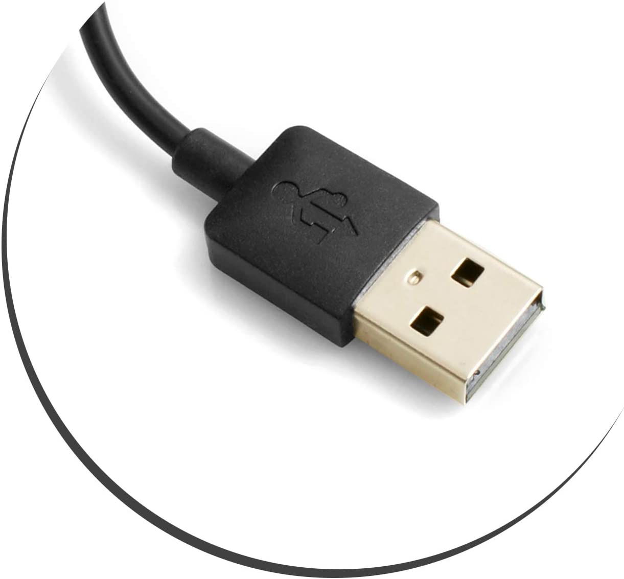 Dockingstation USB Cradle für Ticwatch E und Ticwatch S schwarz 100 cm