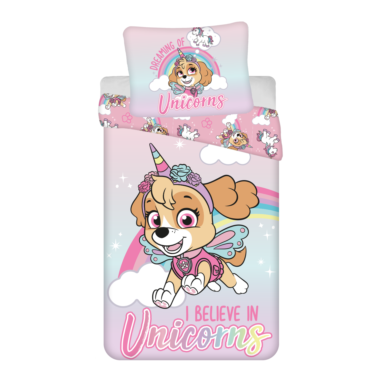 Bettwäsche Paw Patrol Einhorn Baumwolle 140x200 cm | Tinisu