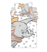 Kinder-Bettwäsche Dumbo 100x135 cm Baumwolle mehrfarbig 2-teilig | Tinisu