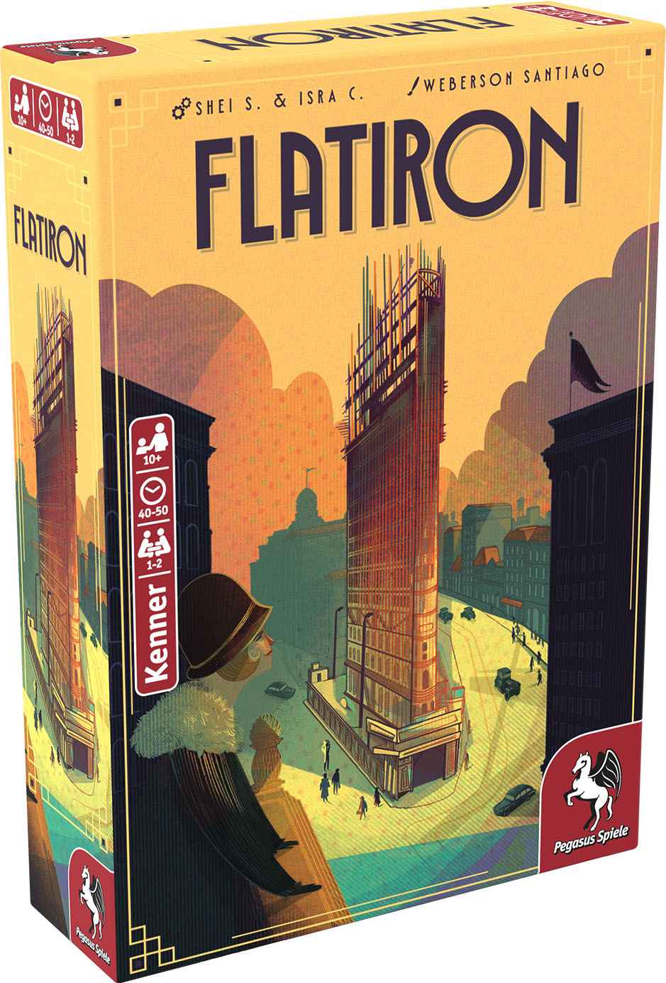 Spielzeug Brettspiel Flatiron 2 Spieler ab 12 Jahren | Tinisu