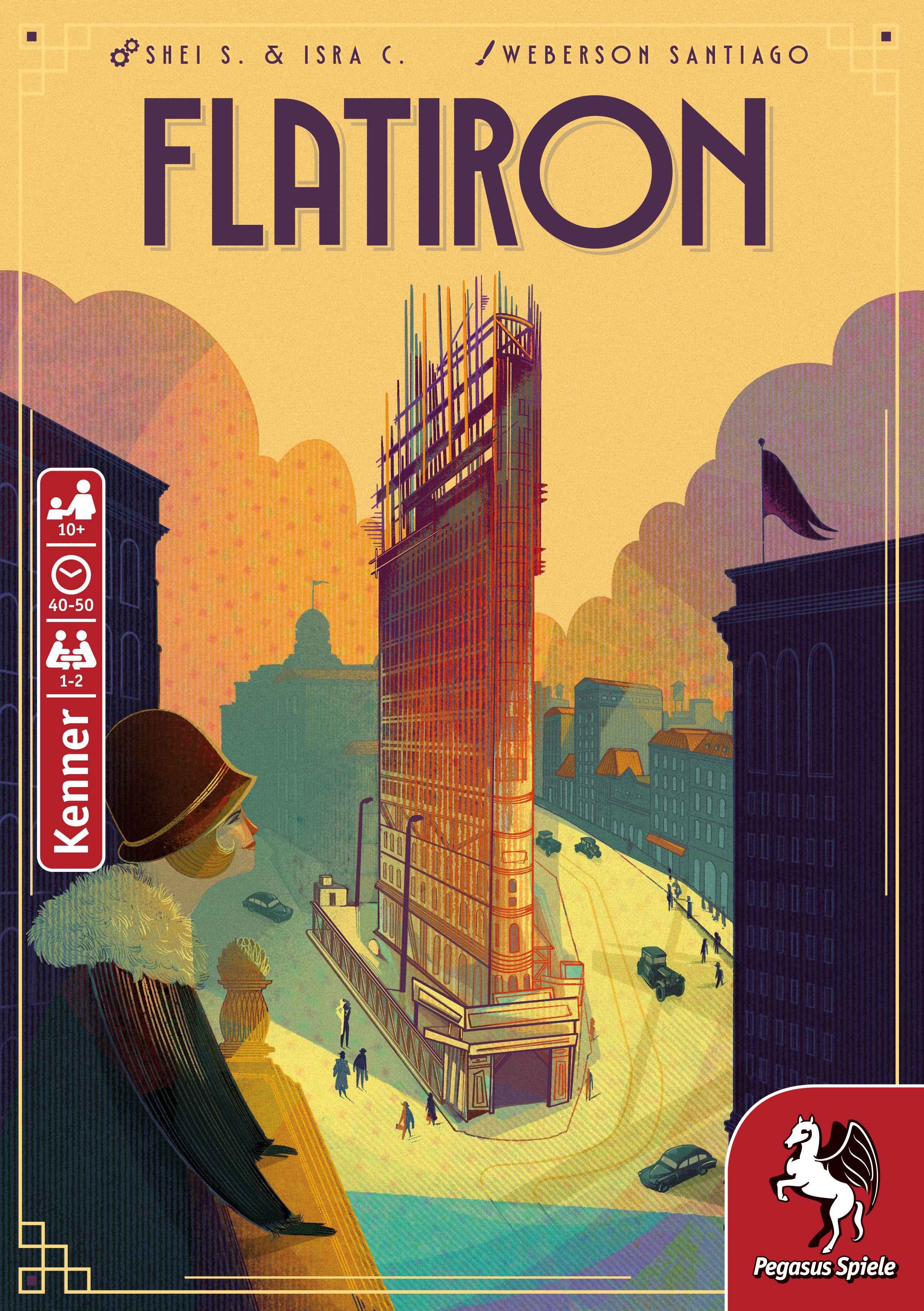 Spielzeug Brettspiel Flatiron 2 Spieler ab 12 Jahren | Tinisu