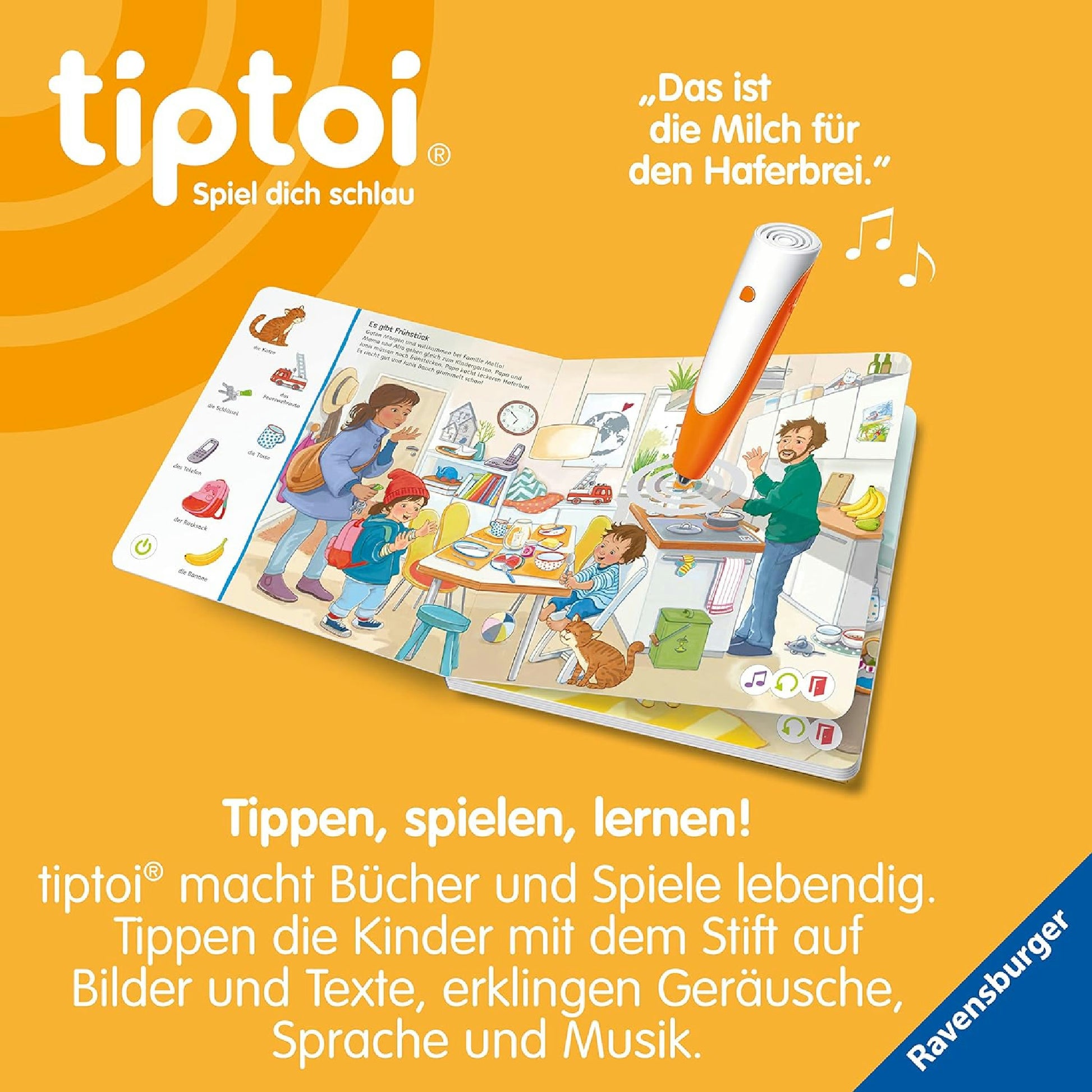 Ravensburger tiptoi Starter-Set 00112: Stift und Bilderbuch Suchen und Entdecken Meine Welt - Lernspiele für Kinder ab 2 Jahren - Spielzeug ab 2 Jahre Hauptansicht