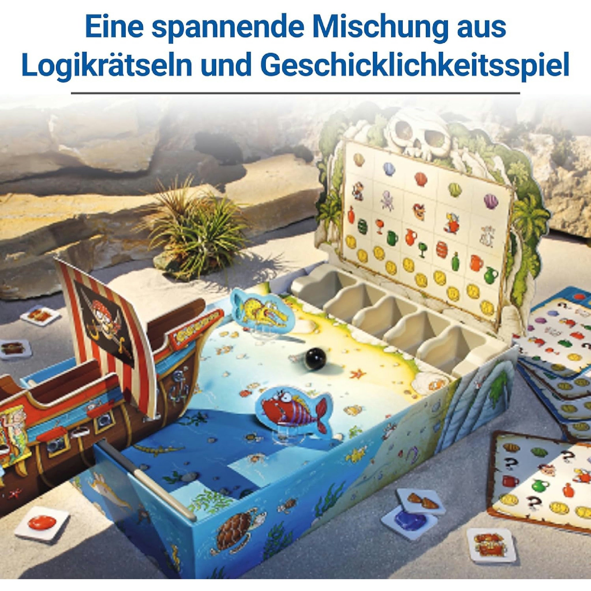 Ravensburger 24969 - Die Logik-Piraten - Spielen und Lernen für Kinder, Lernspiel für Kinder von 5-8 Jahren, Spielend Neues Lernen für 1-4 Spieler Hauptansicht