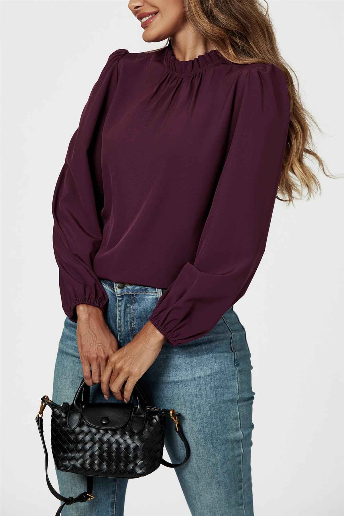 Braided Mini Top Handle Bag In Black