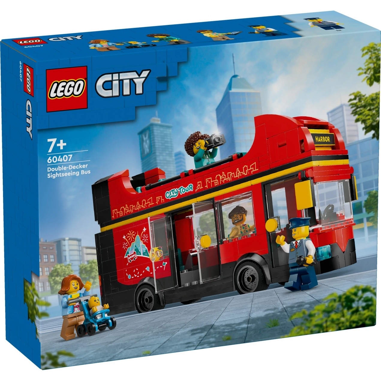 LEGO® City_ 60407 - Piros emeletes turistabusz (60407)-0