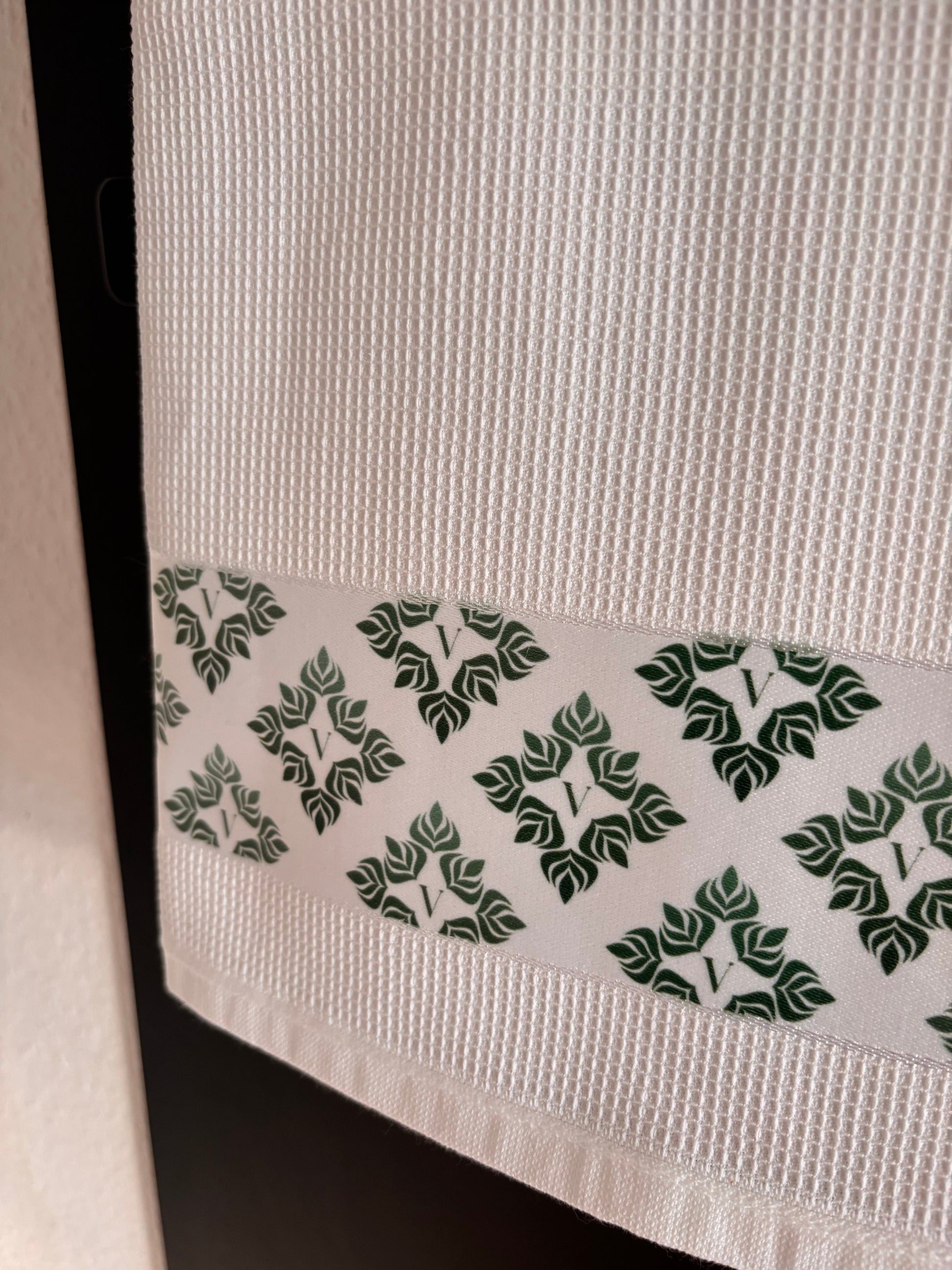 Waffel-Küchentuch 100% Baumwolle in Pastellrosa, 50x70cm, stilvoll und praktisch