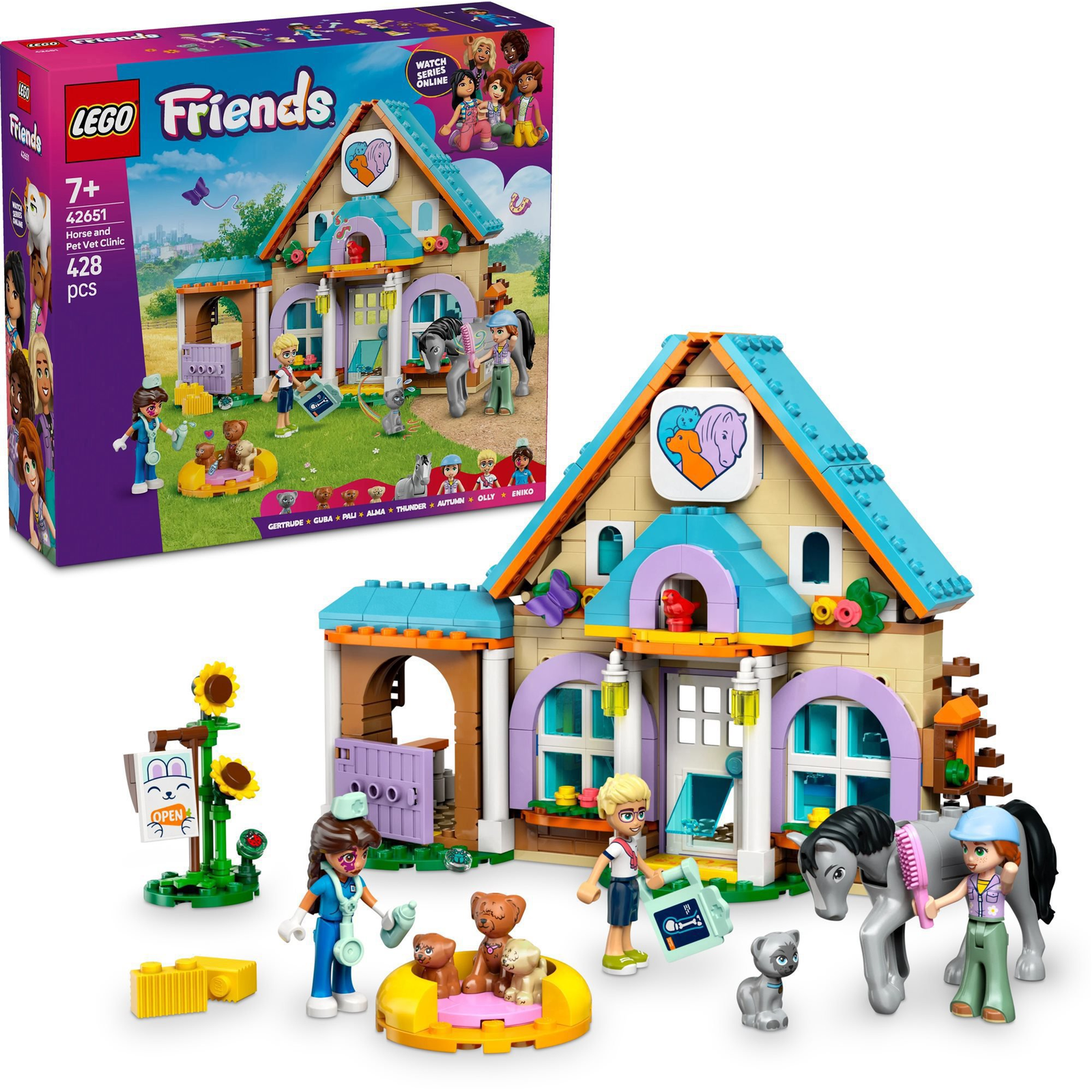 LEGO® Friends Ló- és állatkórház 42651 (5702017815190)-0
