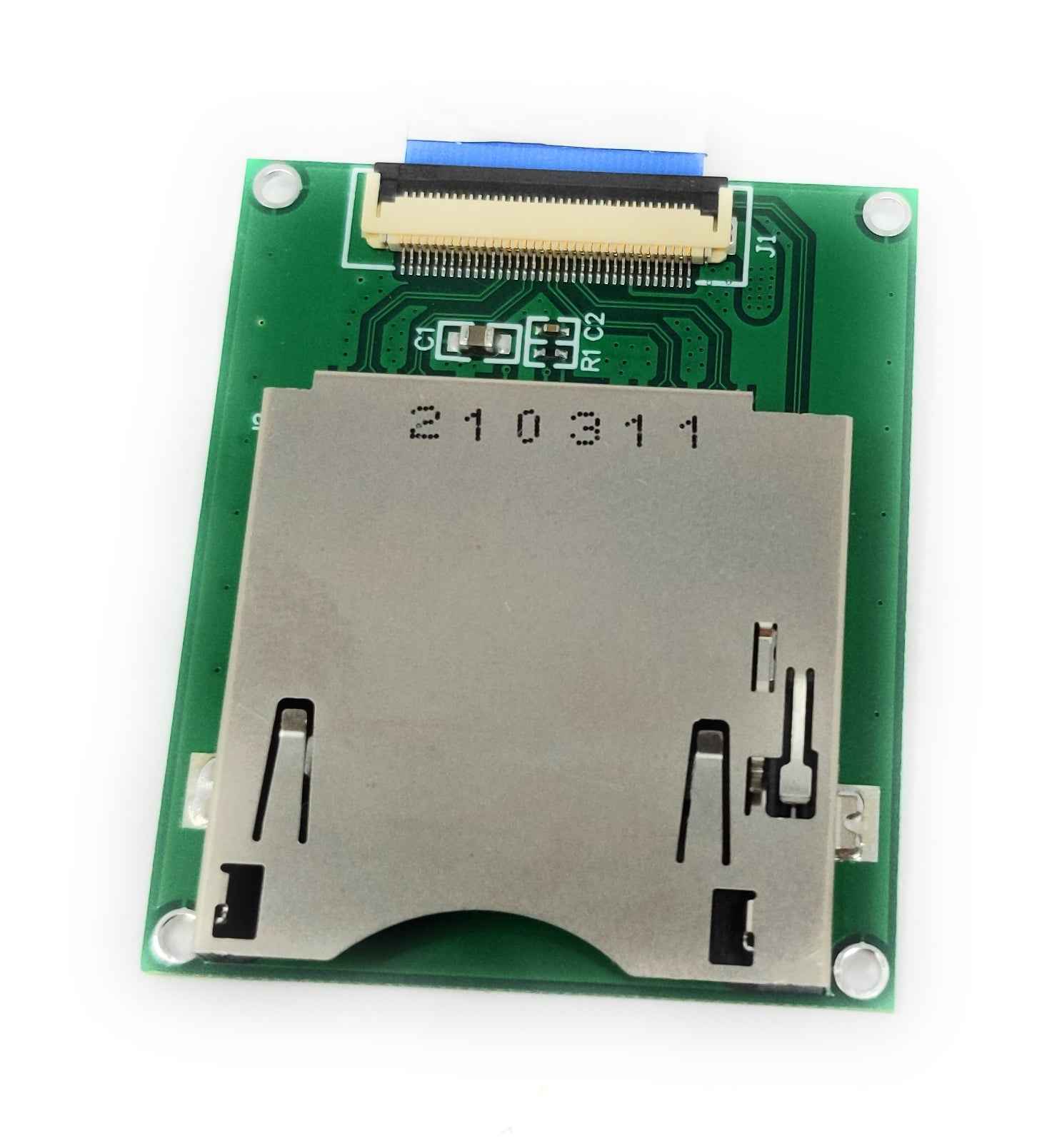 SYSTEM-S CFexpress Kabel 20cm Typ B Buchse zu NVME M-key M.2 NGFF Stecker Adapter in Grün