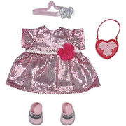 Baby Annabell Deluxe Glamour Set mit Puppenkleid, Schuhen und Accessoires, für 43 cm Puppen, 705438 Zapf Creation Hauptansicht