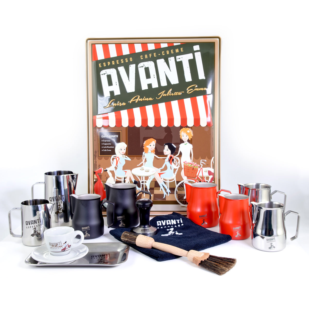 AVANTI Serviertablett mit Seitengriffen, ideal für Partys und Events