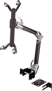 SYSTEM-S Universal Schwanenhals Tisch Halterung Halter 3-Gelenkiger Haltearm für Tablet Pc's eBook Reader in Schwarz