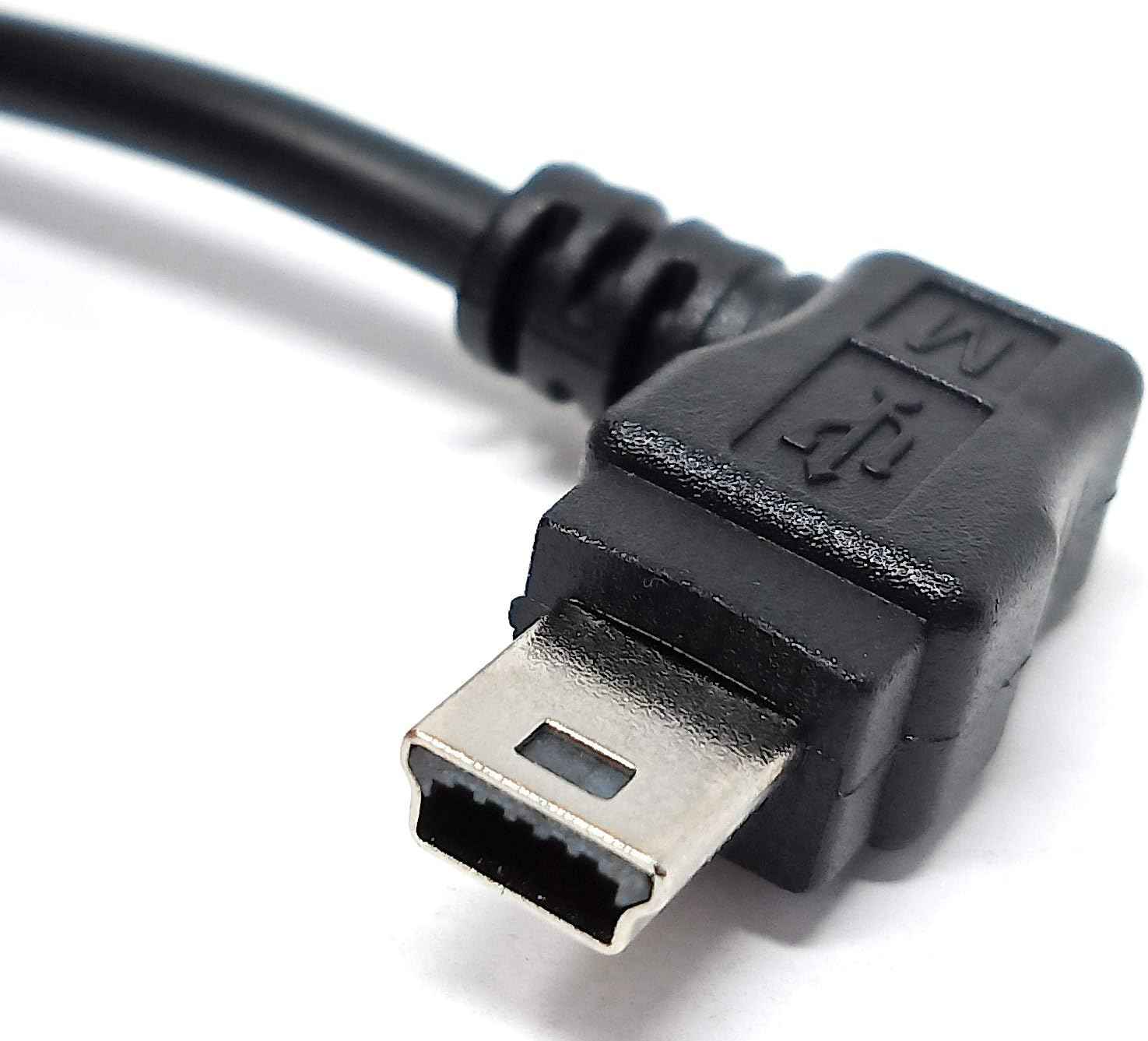 System-S Mini USB Kabel 90 Grad Links gewinkelt 140 cm