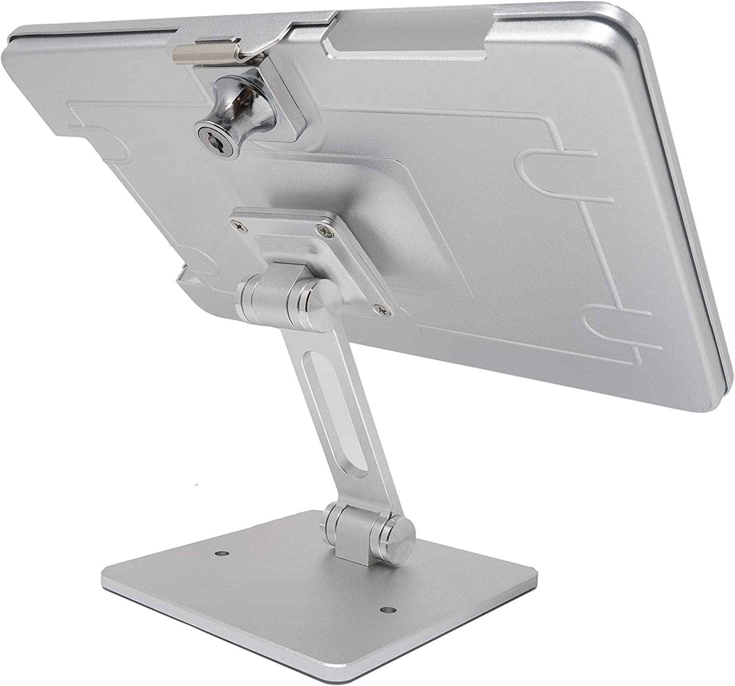 SYSTEM-S Tisch Halterung 360° Ständer abschließbar für Microsoft Surface Pro 8 13.0" Grau
