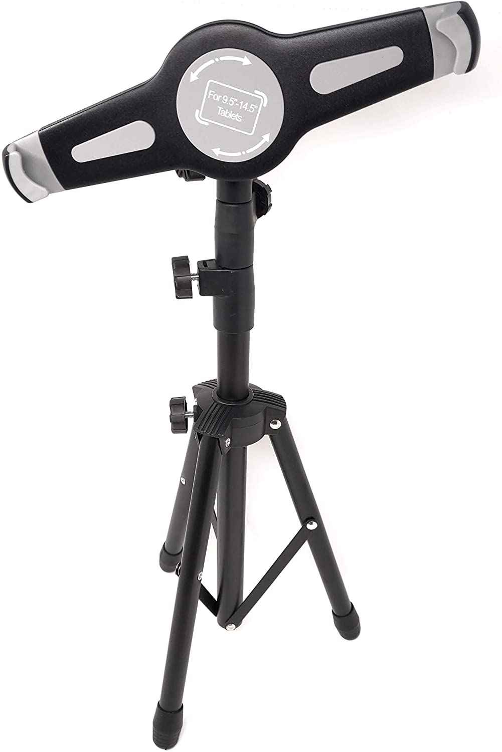 System-S Universaler Boden Ständer Stand Halter für iPad Pro 12.9 Zoll und Tablet PC 10-14.5 Zoll