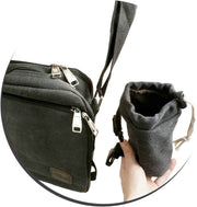System-S Univeral mit Getränkehalter Umhängetasche, 26 cm, Schwarz