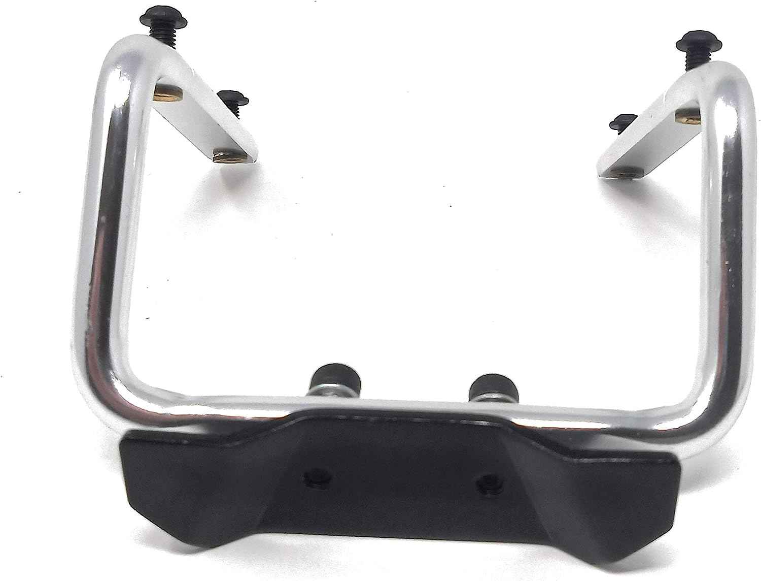 SYSTEM-S Fahrradsattel doppel Trinkflaschen Halterungsvorrichtung Farbe: Silber