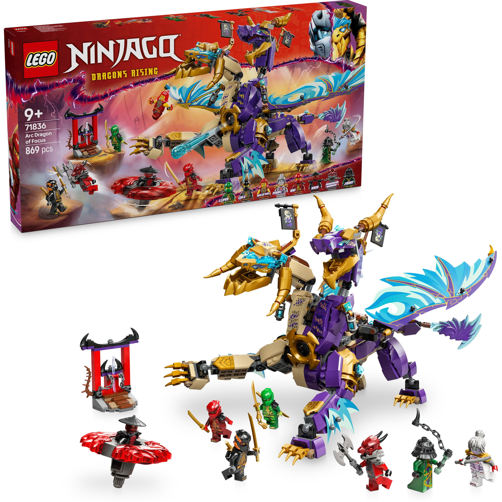 LEGO® NINJAGO® 71836 A koncentráció rangos sárkánya (5702017815701)-0