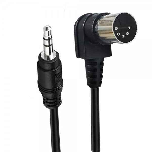 SYSTEM-S 3,5 mm Klinke auf 5-Pin DIN Audiokabel – für klassische Hi-Fi-Geräte und professionelle Audioverbindungen