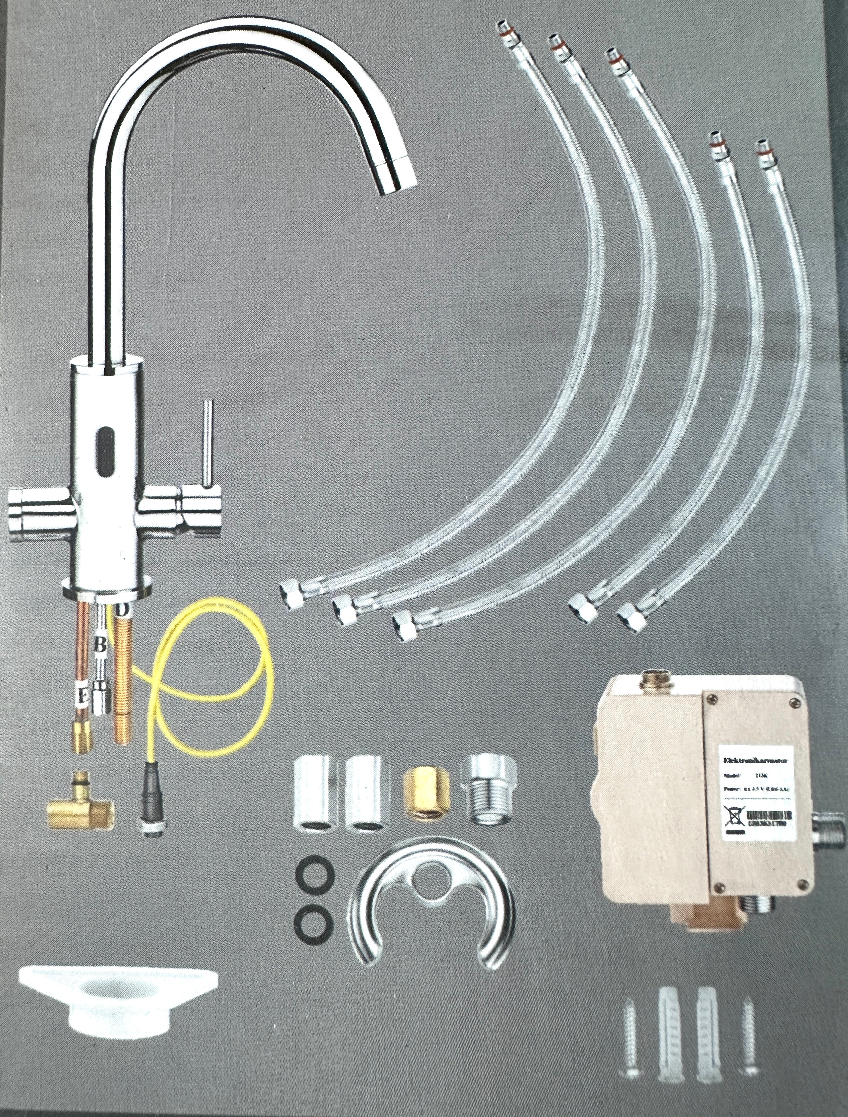 Cornat SENSO Chrom Spültischarmatur mit Infrarotsteuerung und eleganter Oberfläche