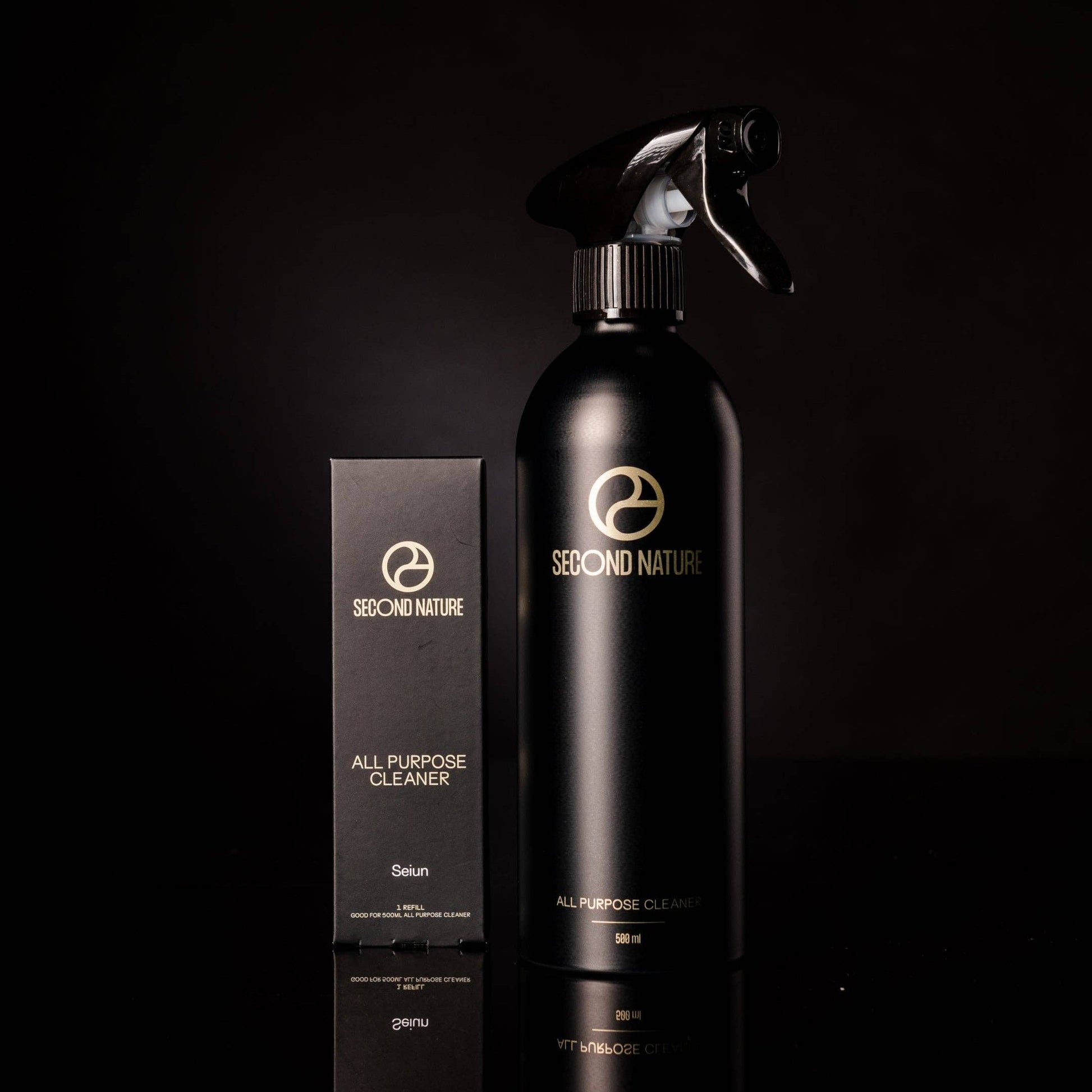 Allzweckreiniger Starterset in Aluminium, vielseitig und effektiv für alle Oberflächen