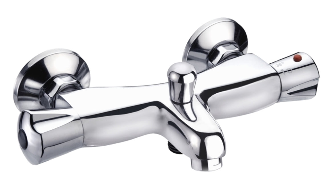 CON:P LAO Thermostat-Wannenarmatur in Chrom mit elegantem Design und präziser Temperaturregelung