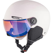ALPINA ZUPO VISOR Q-LITE - Hochwertiger & Leichter Skihelm Mit Kontrastverstärkendem Visier Für Kinder, rose matt, 51-55 cm Hauptansicht