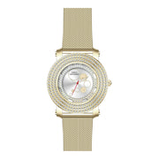 Damenuhr CC3028 Metallgehäuse gold 40 mm Quarz Armbanduhr | Carlo Cantinaro