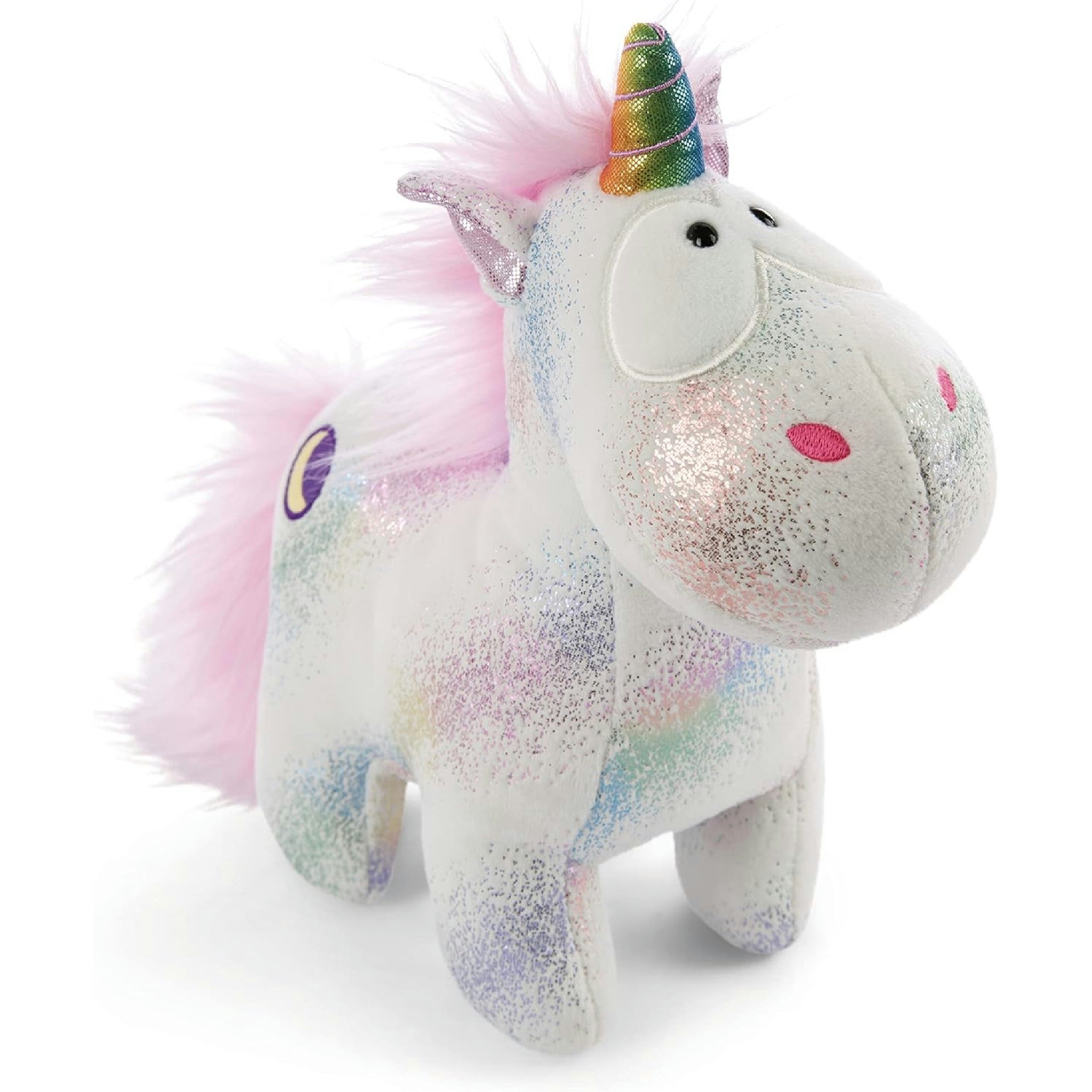 NICI Kuscheltier Einhorn Moon Keeper 22 cm – Stofftier aus weichem Plüsch zum Kuscheln und Spielen, Plüschtier für Kinder & Erwachsene, 48629, tolle Geschenkidee, weiß Hauptansicht