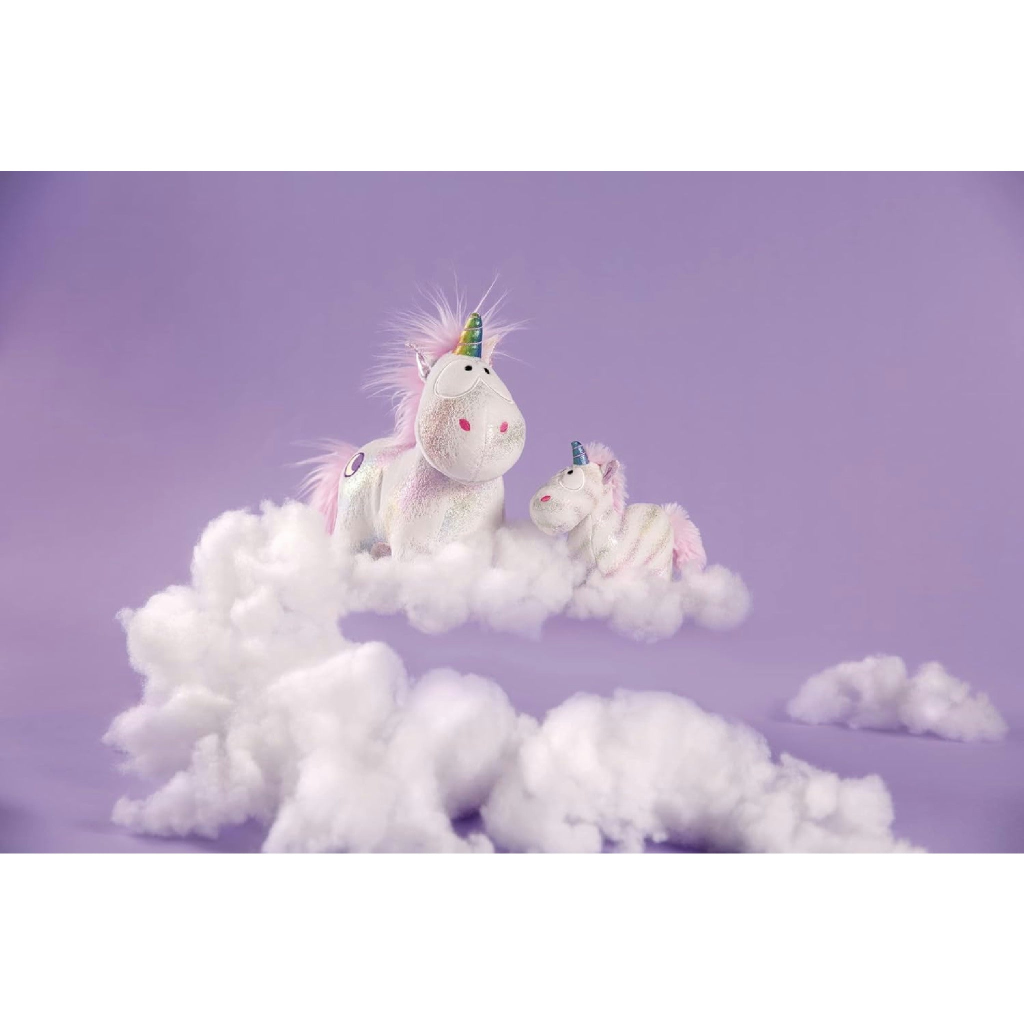 NICI Kuscheltier Einhorn Moon Keeper 22 cm – Stofftier aus weichem Plüsch zum Kuscheln und Spielen, Plüschtier für Kinder & Erwachsene, 48629, tolle Geschenkidee, weiß Hauptansicht