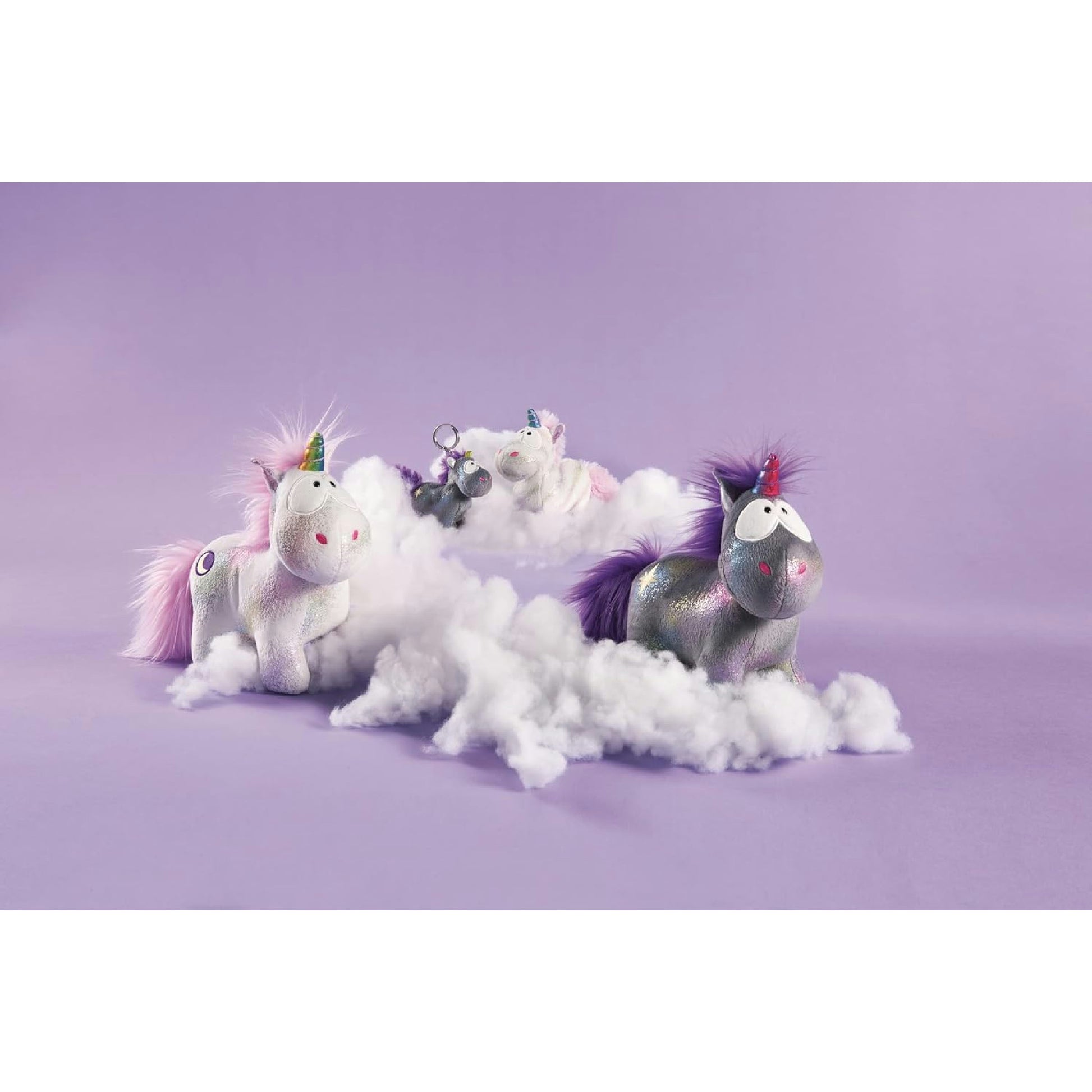 NICI Kuscheltier Einhorn Moon Keeper 22 cm – Stofftier aus weichem Plüsch zum Kuscheln und Spielen, Plüschtier für Kinder & Erwachsene, 48629, tolle Geschenkidee, weiß Hauptansicht