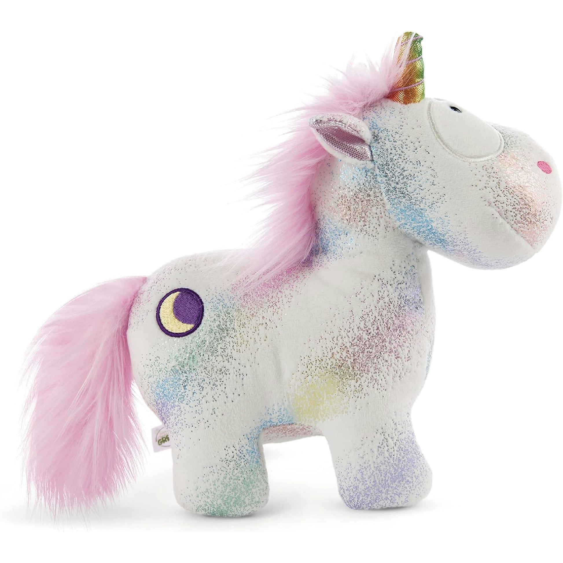 NICI Kuscheltier Einhorn Moon Keeper 22 cm – Stofftier aus weichem Plüsch zum Kuscheln und Spielen, Plüschtier für Kinder & Erwachsene, 48629, tolle Geschenkidee, weiß Hauptansicht