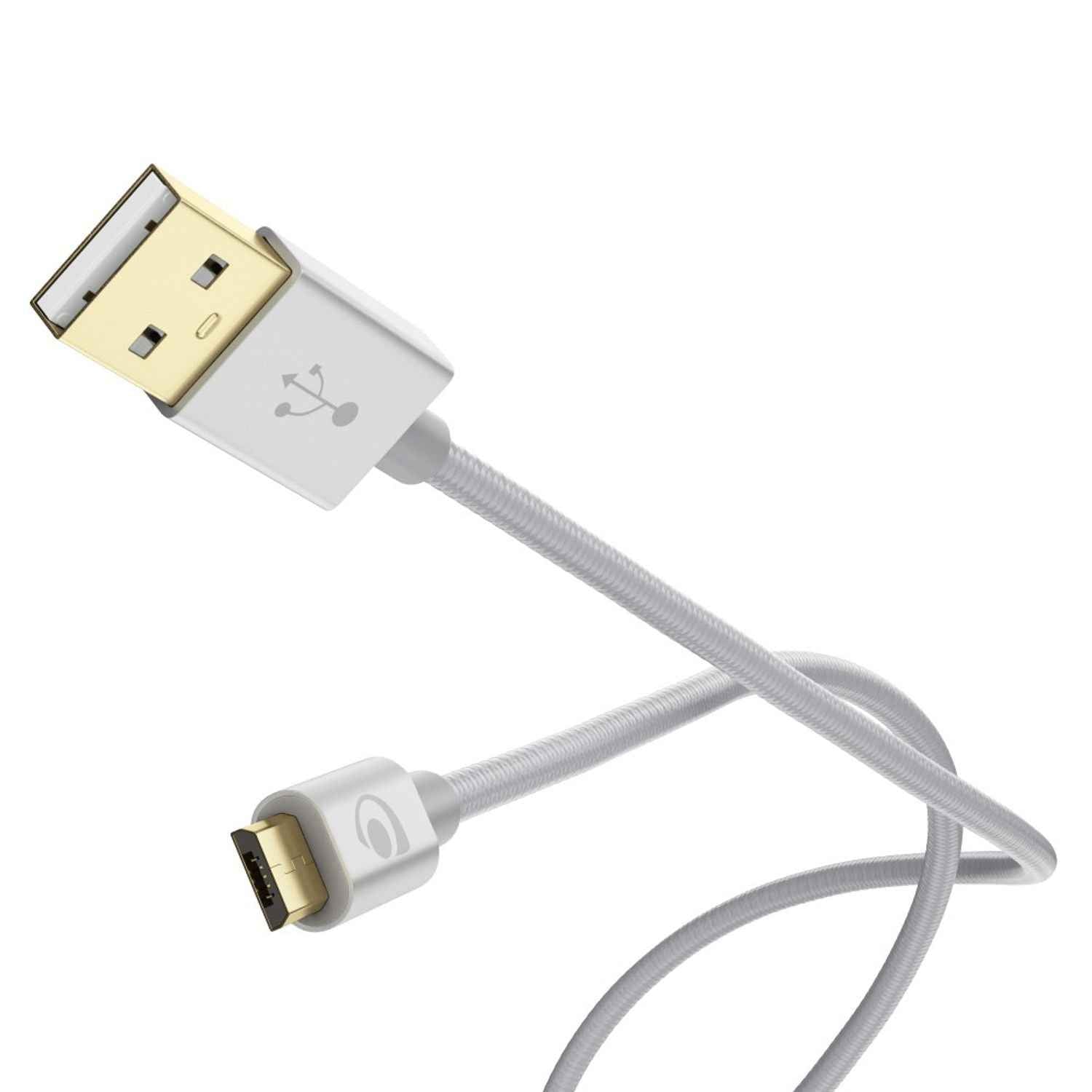 3m Micro USB Kabel von NALIA, Stabiles Sync Handy High Speed Ladekabel Datenkabel