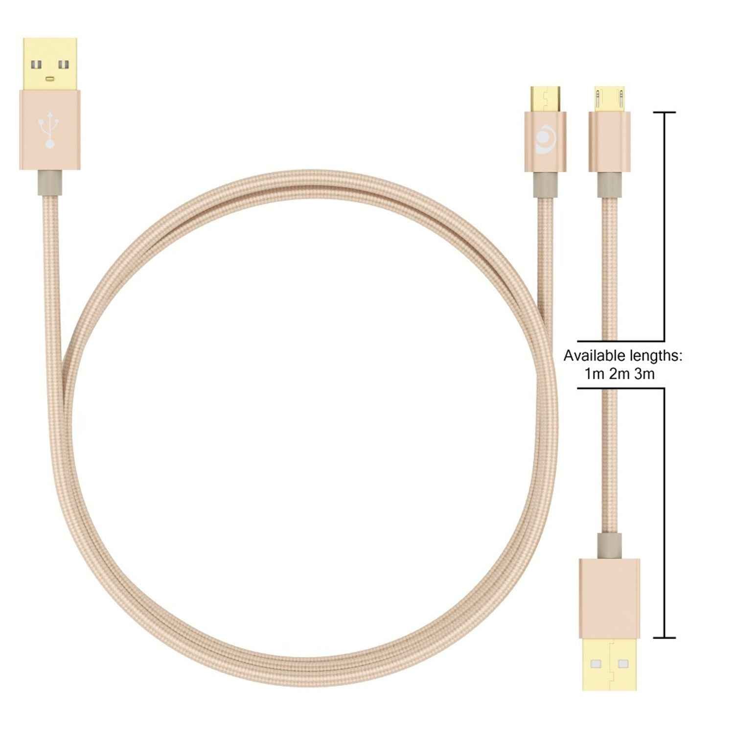 NALIA 1m Micro USB Kabel, Stabiles Sync Handy High Speed Ladekabel Datenkabel