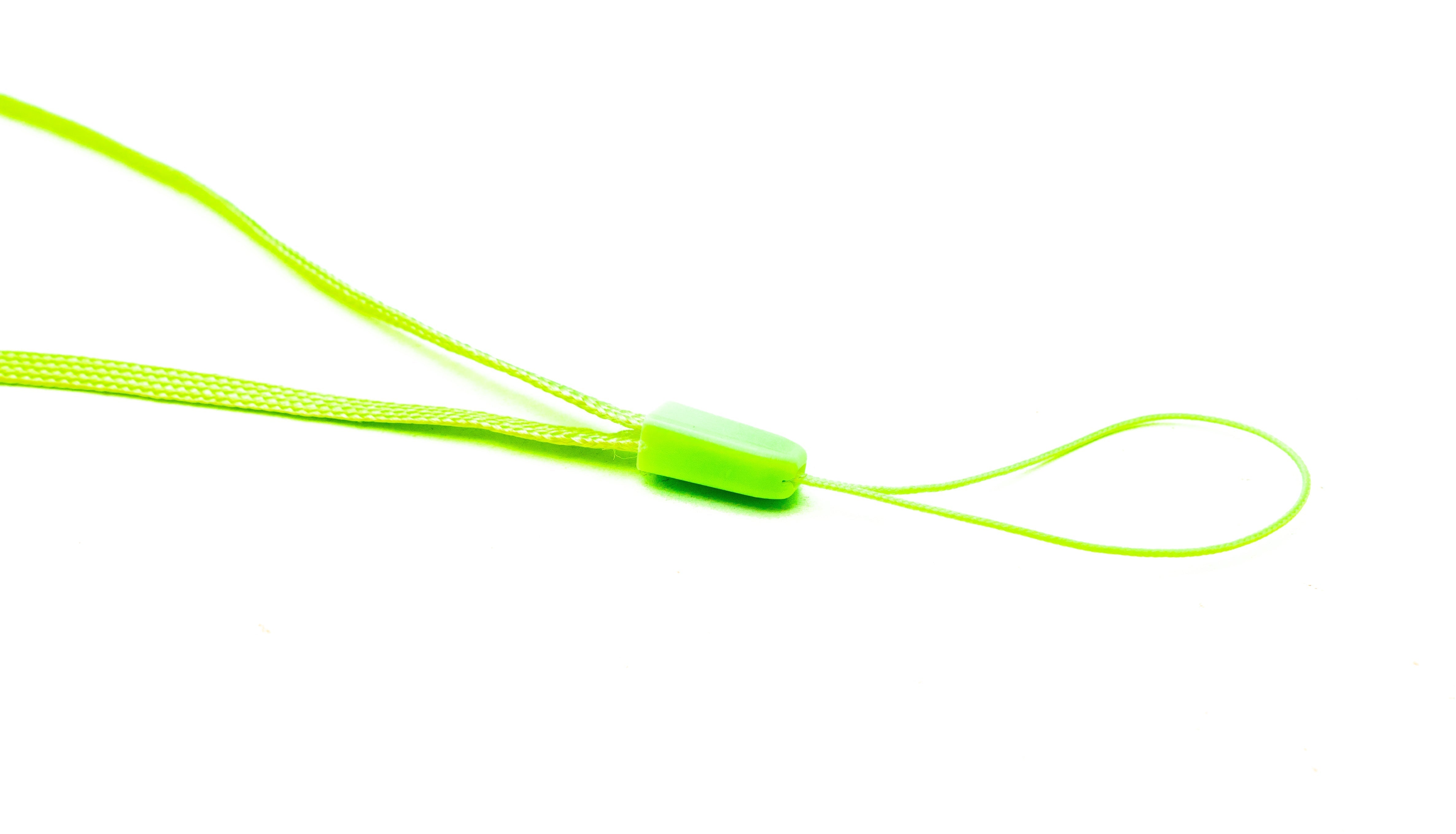 Umhängeband aus Nylon 50 cm hellgrün für Smartphone MP3-Player | System-S
