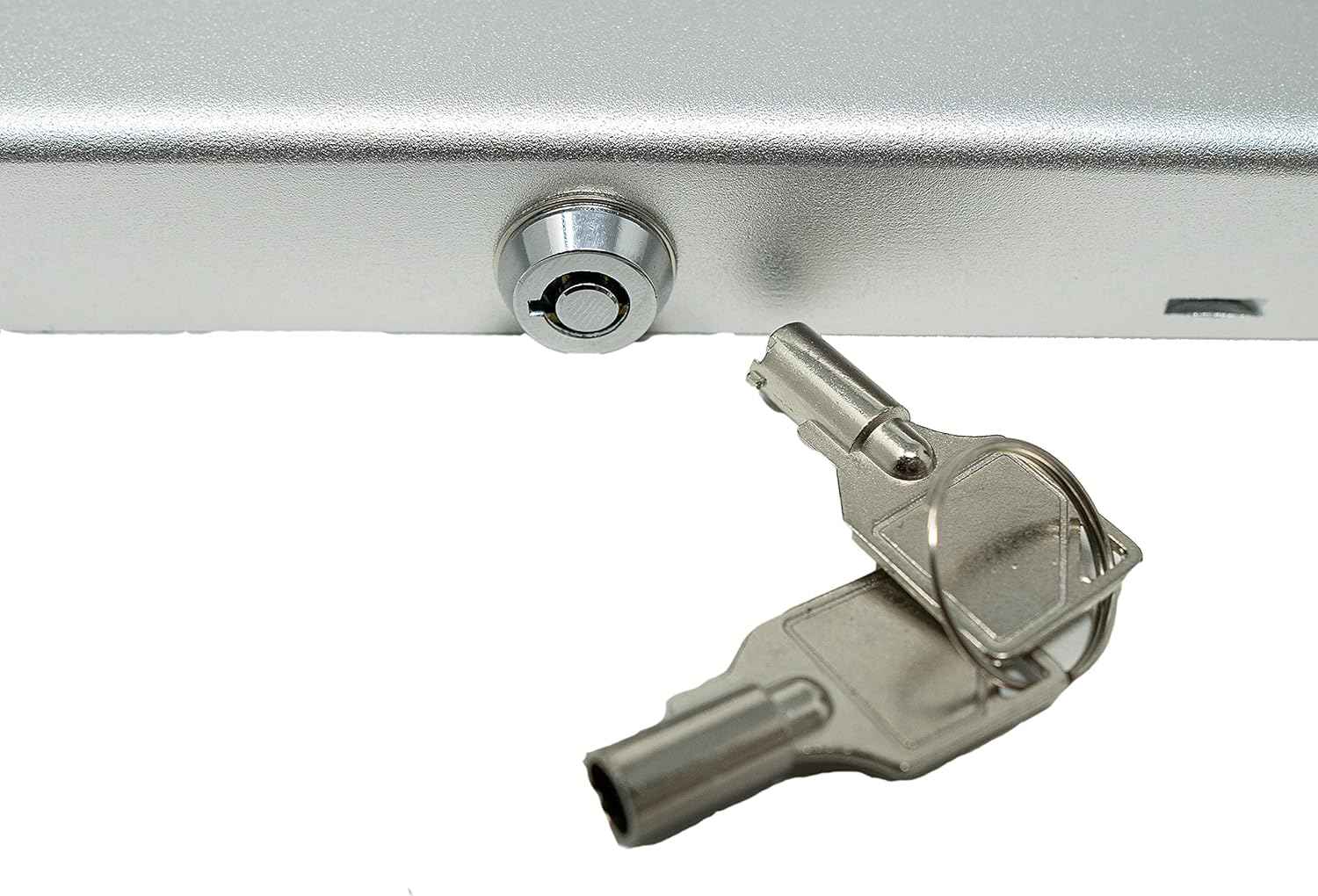 SYSTEM-S Stangen Halterung mit Schloss Befestigung aus Metall für iPad Pro 12.9" (2018, 2020, 2021)
