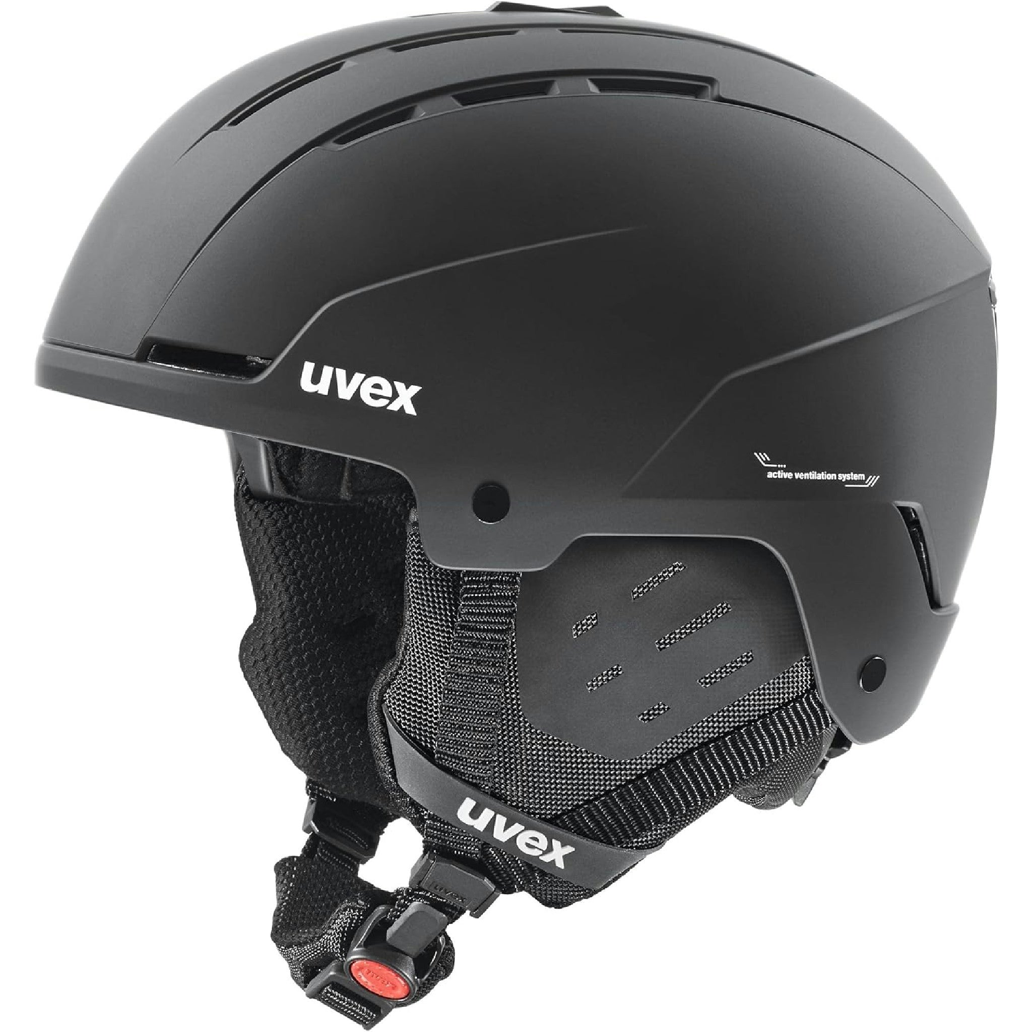 uvex Stance - robuster Skihelm für Damen und Herren - individuelle Größepassung - optimierte Belüftung - Black matt - 58-62 cm Hauptansicht