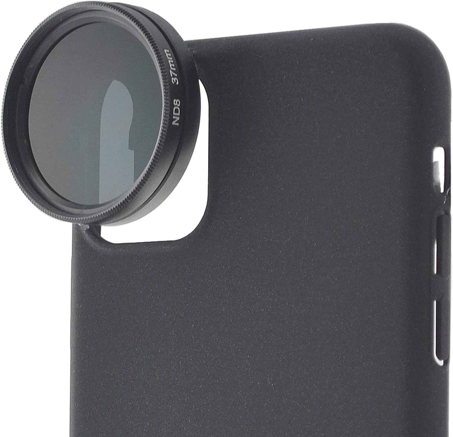 SYSTEM-S 5 Linsen Set Neutraldichtefilter Graufilter ND-Filter 37mm für iPhone 11 Pro