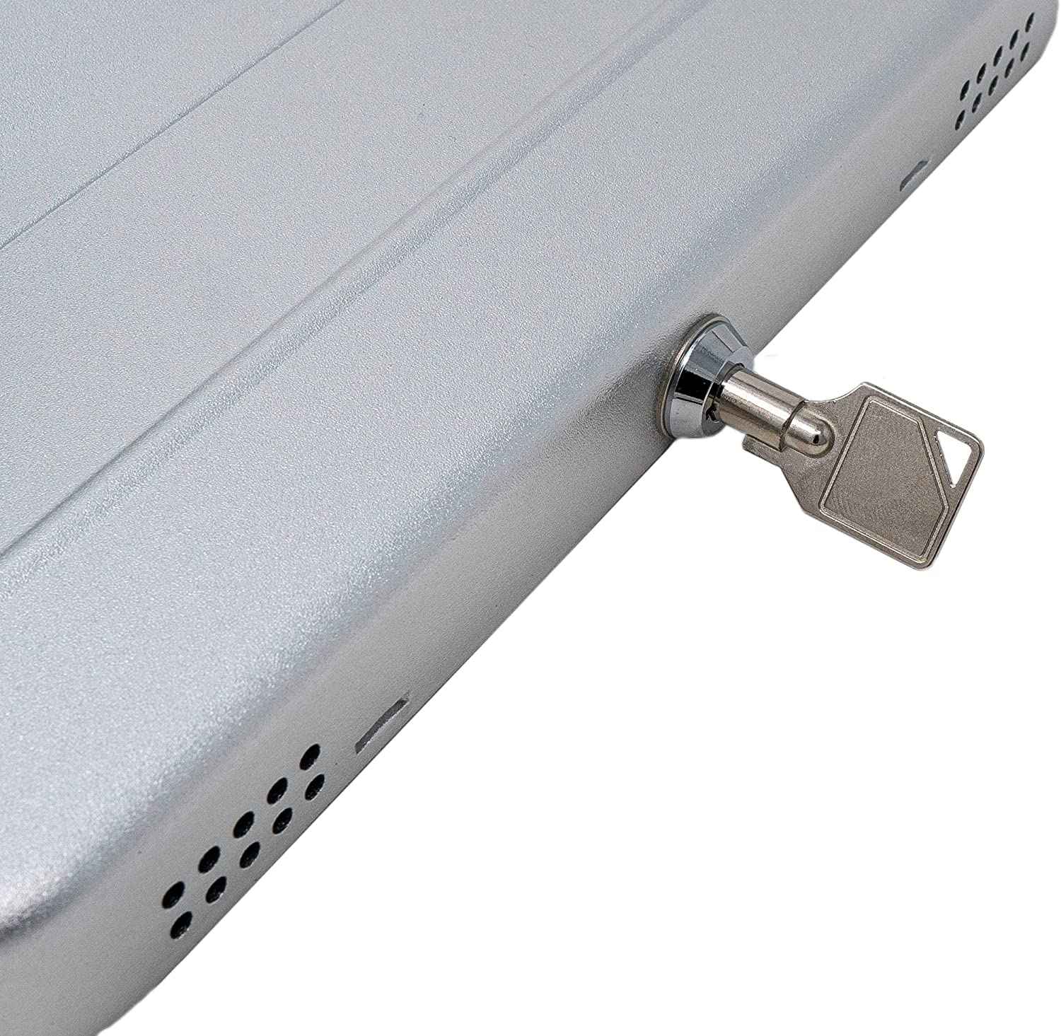 SYSTEM-S Tisch Halterung 360° Ständer abschließbar flexibel für Surface Pro 8 13.0" Grau