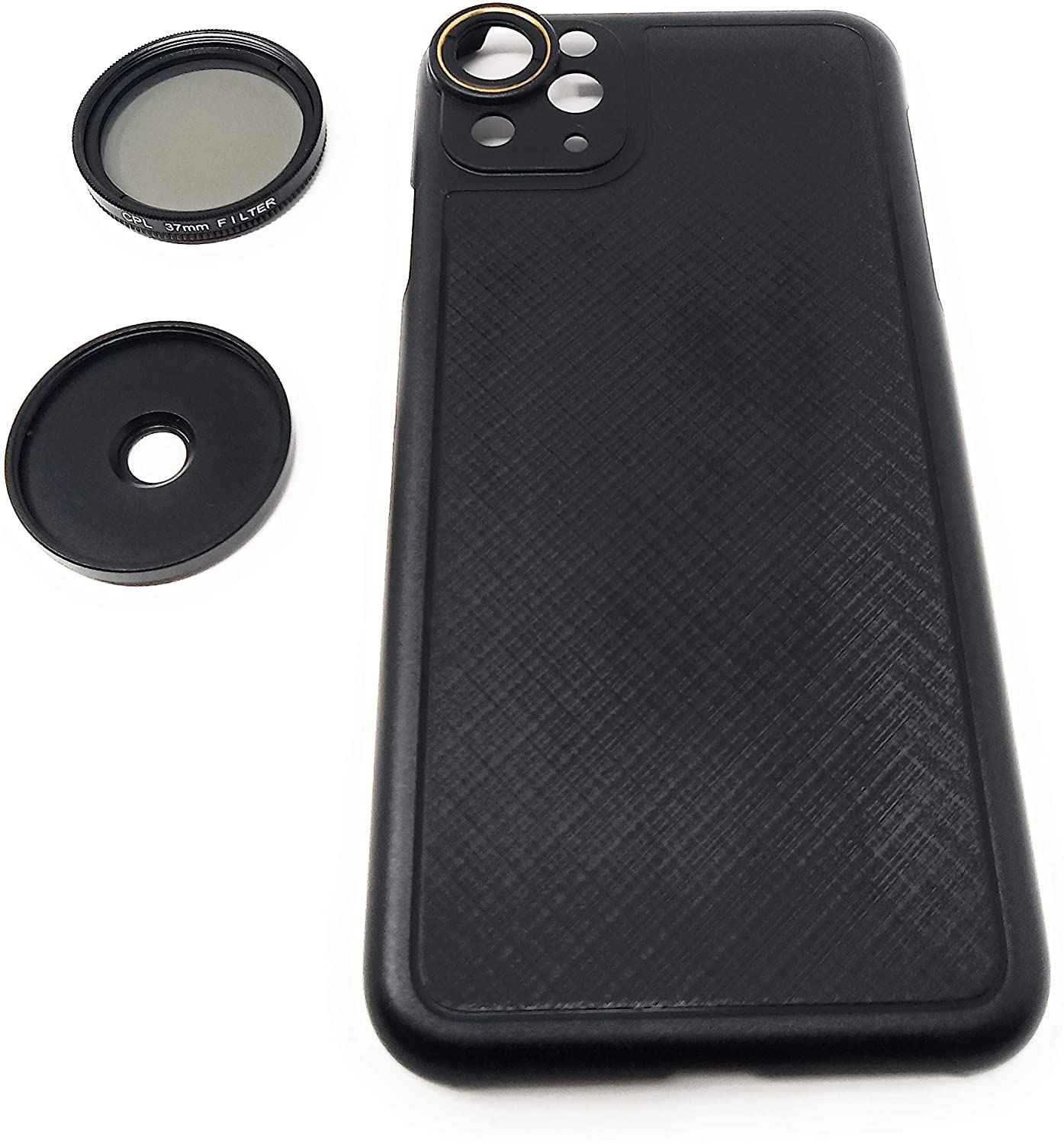 System-S Polarisationsfilter Linse Objektiv (CPL) mit Schutzhülle für iPhone 11 Pro Max