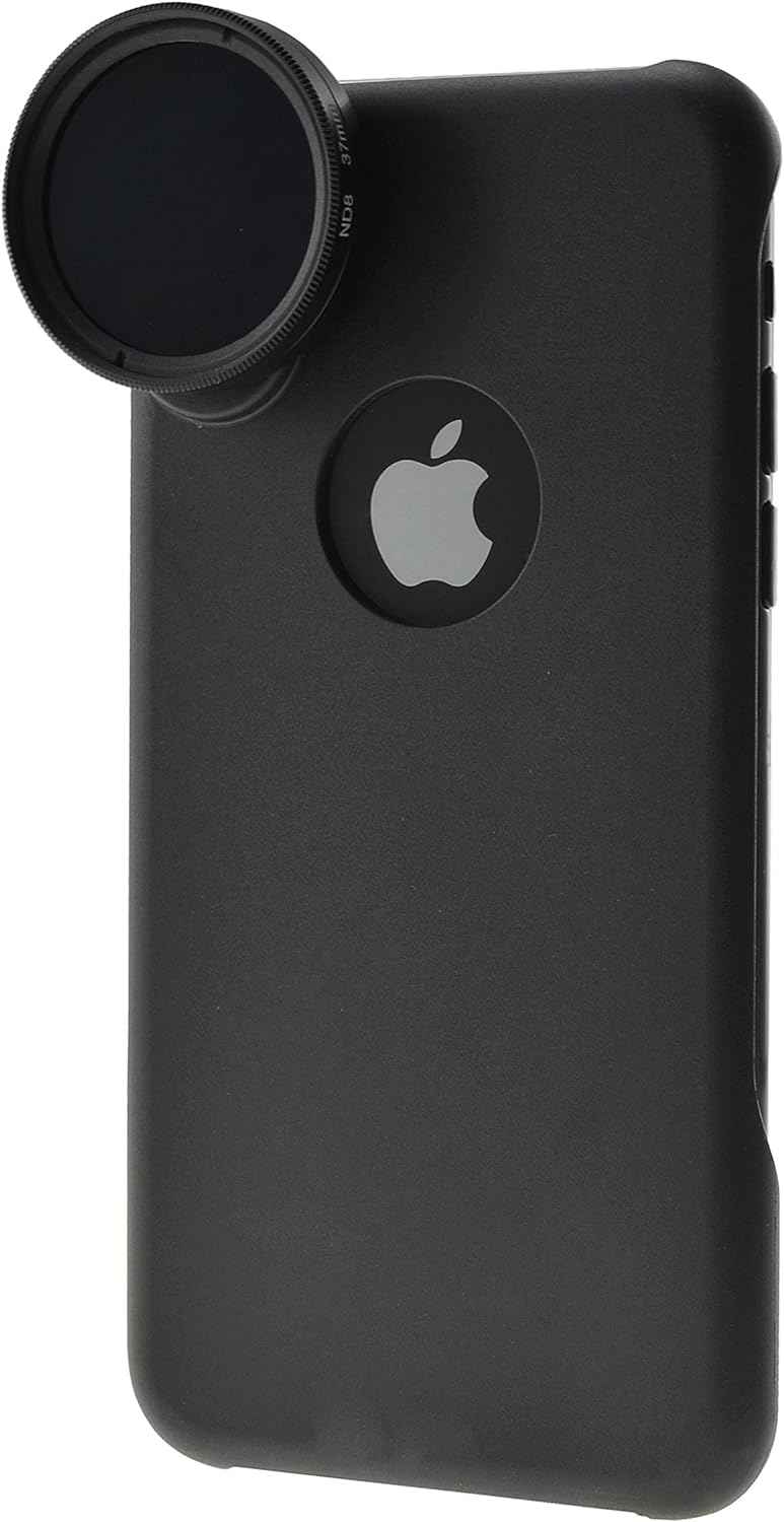 SYSTEM-S Vario Graufilter Neutraldichtefilter Graufilter ND-Filter ND2-400 37mm Linse Objektiv für iPhone X