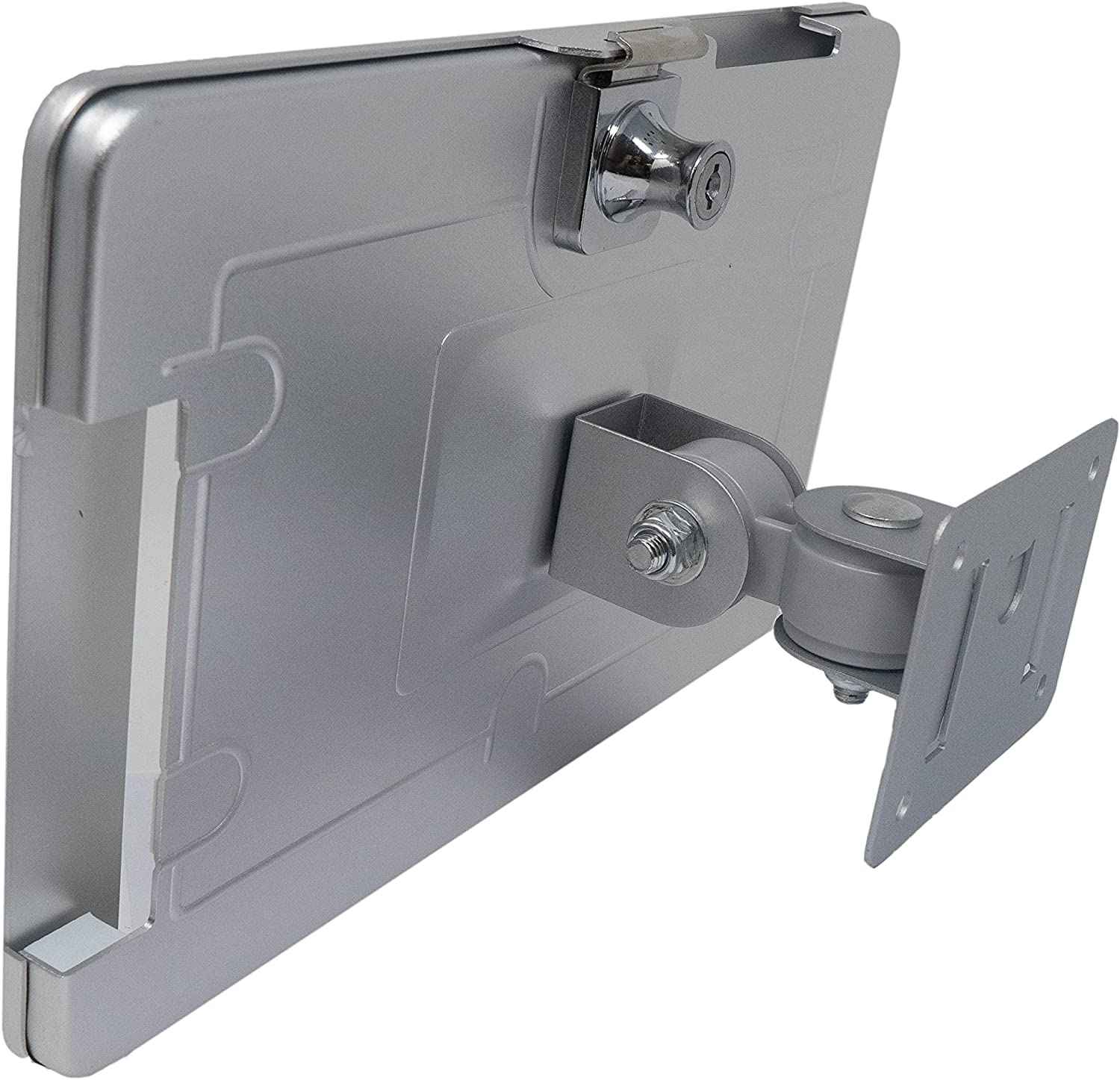 SYSTEM-S Wand Halterung abschließbar 360° für Microsoft Surface Pro 8 13.0" in Grau