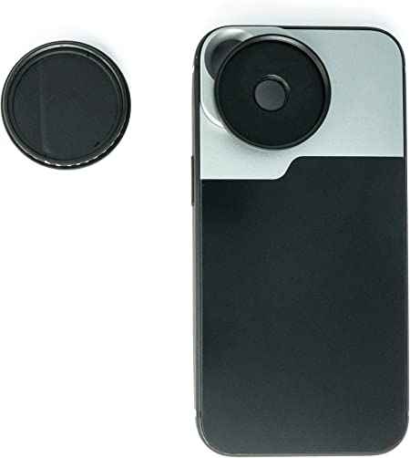 SYSTEM-S ND Vario Filter 37 mm 2 bis 4000 Neutraldichte mit Hülle für iPhone 14