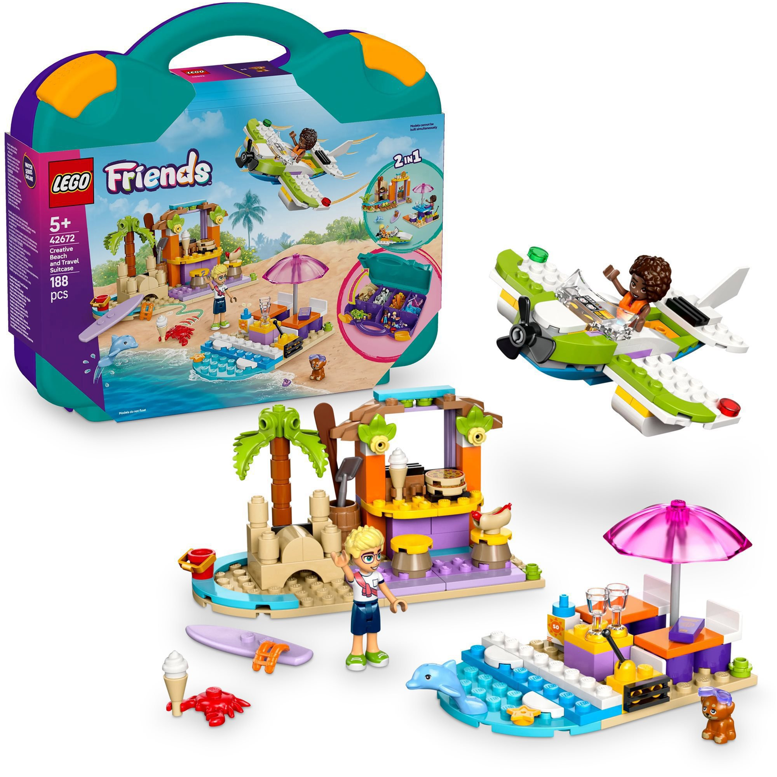 LEGO® Friends Kreatív tengerparti bőrönd 42672 (5702017815350)-0