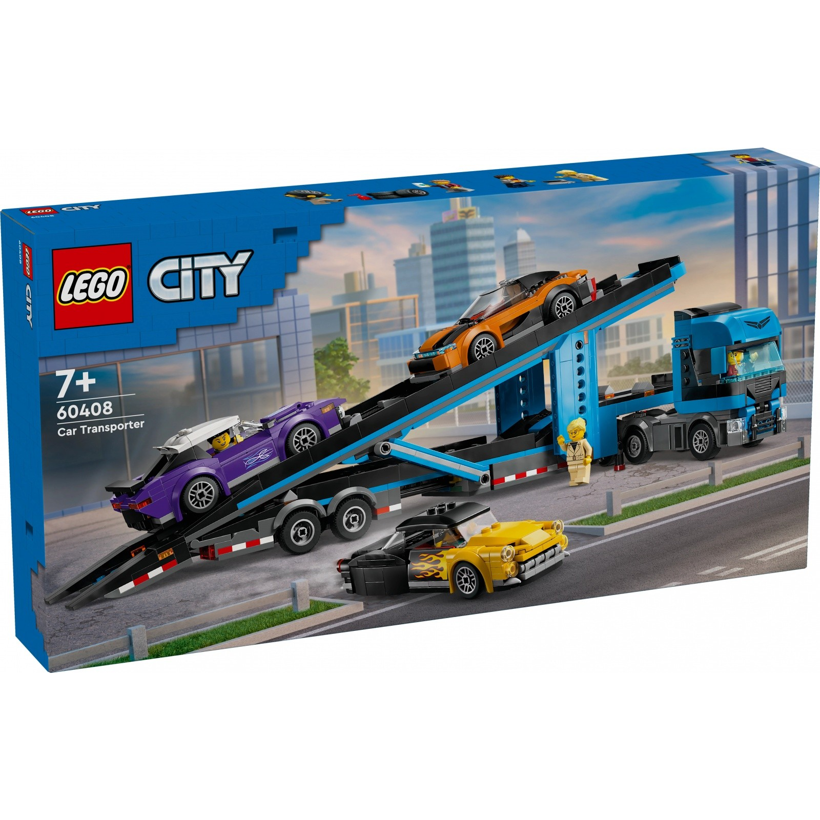 LEGO® City_ 60408 - Autószállító kamion sportautókkal (60408)-0