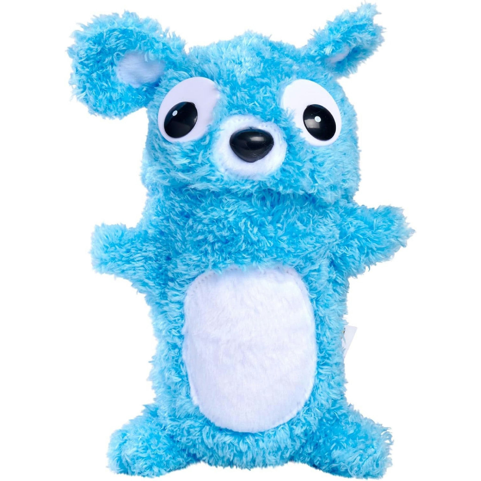 Simba 105953331 ScreamerZ Bär „Babbling Bear“ mit Sound - witziges Kuscheltier mit Schrei-Geräuschen - Plüschfigur für Kinder ab 5 Jahre, ca. 30 cm, blau Hauptansicht