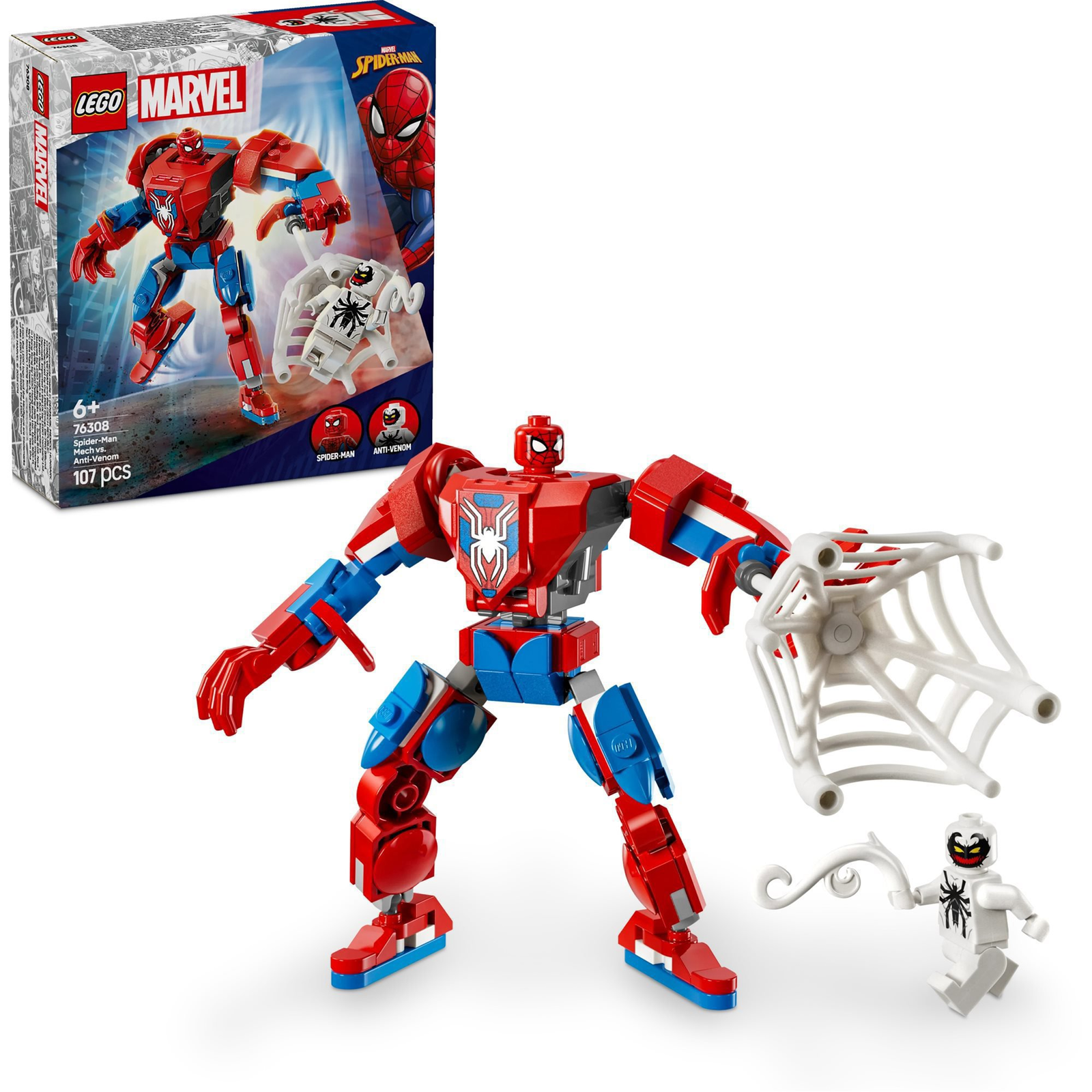 LEGO® Marvel Pókember robot vs. Anti-Venom 76308 (5702017817811)-0