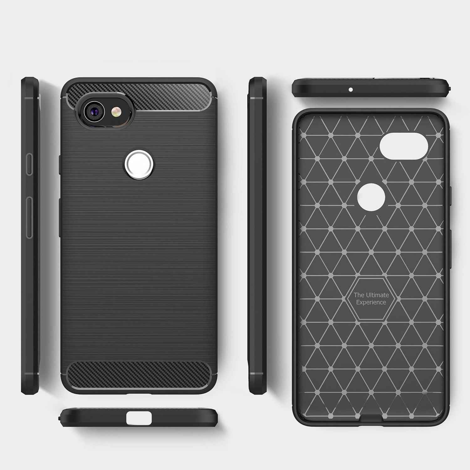 Google Pixel 2 XL Handy Hülle von NALIA, Dünnes Silikon Cover Case Phone Bumper