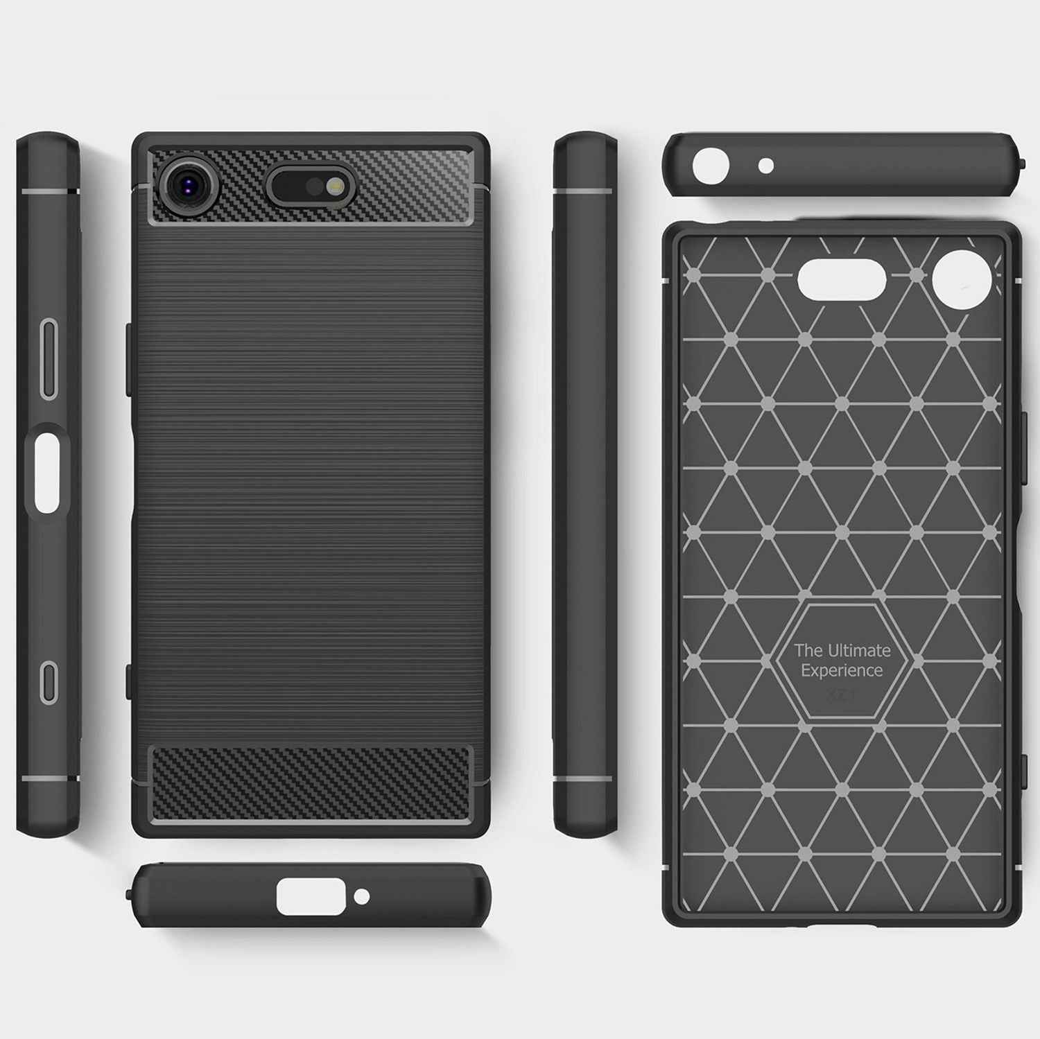 Sony Xperia XZ1 Compact Handy Hülle von NALIA, Silikon Case Cover, Dünner Schutz