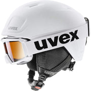 uvex heyya pro set - leichter Skihelm & Skibrille für Kinder - individuelle Größepassung - beschlagfrei - white-black - 51-55 cm Hauptansicht